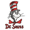 dr.Seuss Cat in the hat machine embroidery design